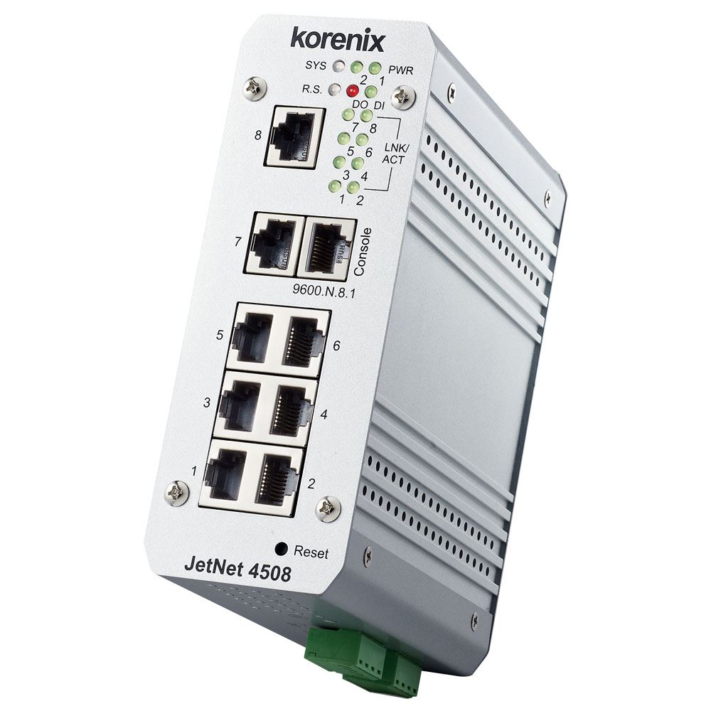Industrial 8-port Managed Fast Ethernet Switch